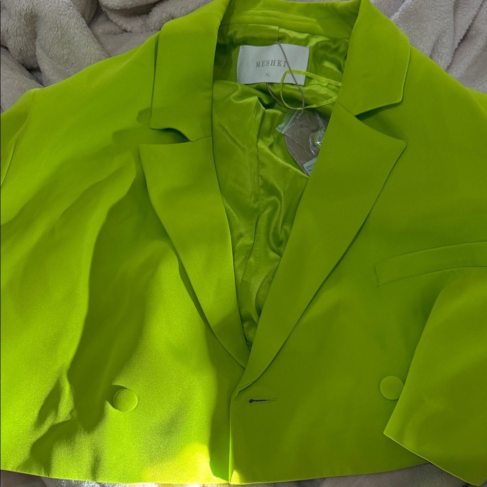 Meshki Bright Lime Blazer